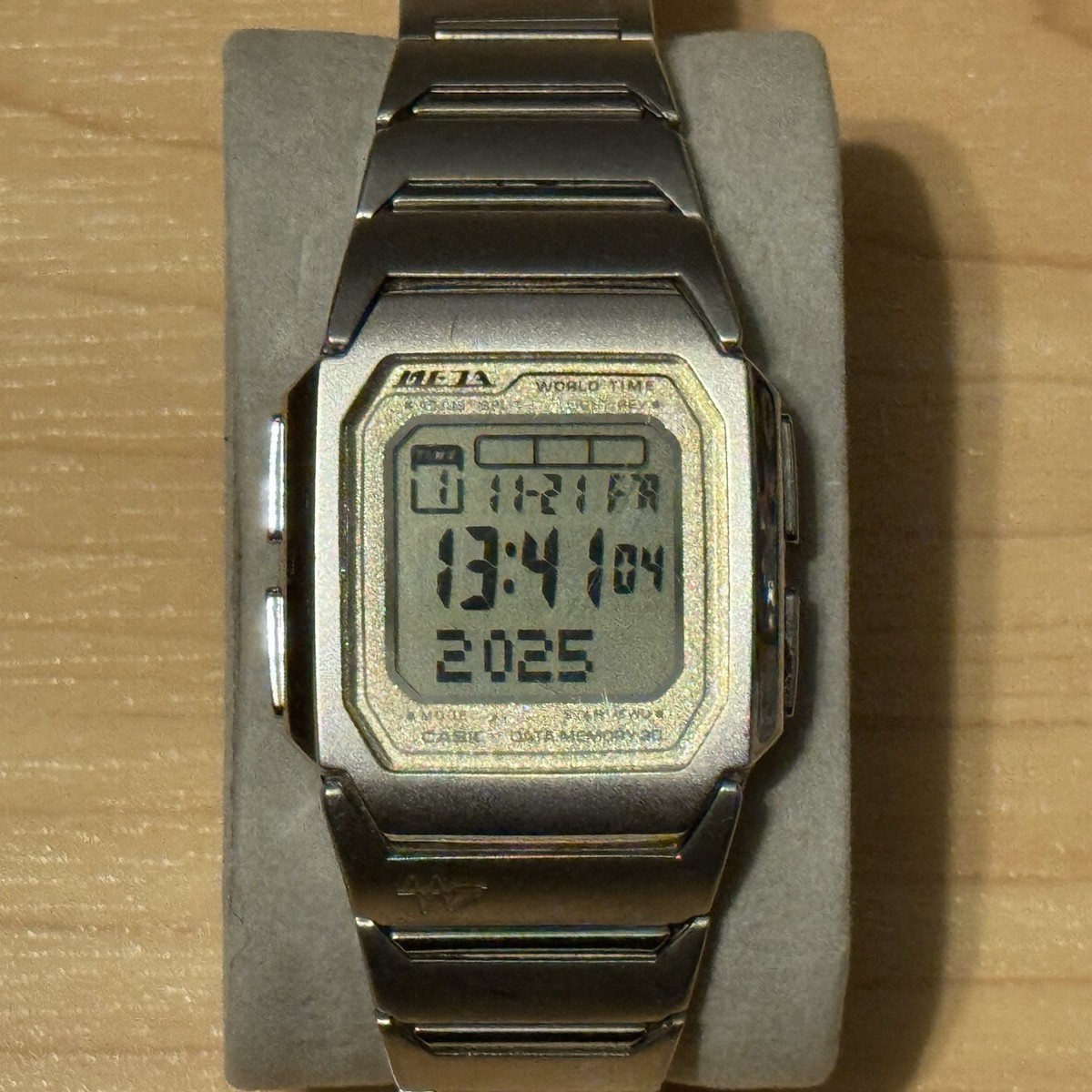 Casio ME-120 Meta Data Memory Vintage Meza 1828 Mod Men
