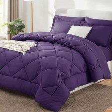Luxurious 7-Piece Queen Comforter Set with Sheets - OEKO-TEX Certified Elegance