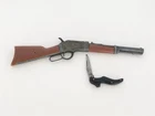 1960s MARX MINIATURE WINCHESTER RIFLE AND MINT SHOE POCKET KNIFE