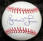 ANDRUW JONES SIGNED MLB SELIG BASEBALL MINT CONDITION GREAT FIND MEDIA COA