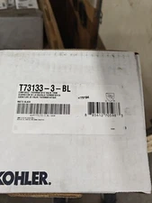 Kohler T73133-3-BL Composed MasterShower temperature control valve cross black