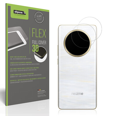 2x Full Cover Schutzfolie matt für Realme 14 Pro+ Kamera Linse Panzerfolie