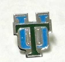 Tulane Green Wave Pin TU University Vintage  Hat Lapel Pin