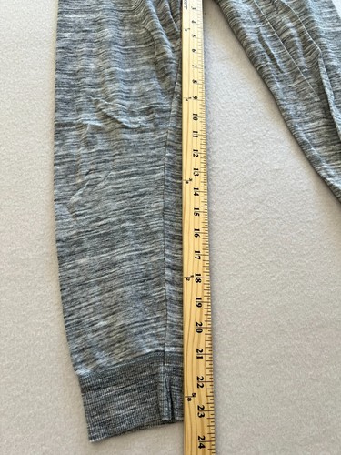 Justice Jogger Pants Girls 10 Gray Elastic Drawcord Waist Tapered Leg Pull-On - Picture 5 of 10