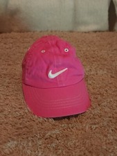 Nike Hot Pink  White Hat Toddler Infant Swoosh
