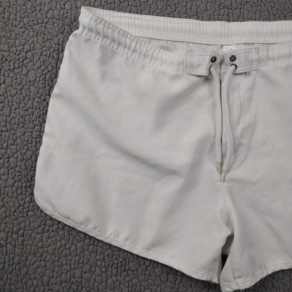 Shorts Catalina Feminino Grande 12-14 Branco Puxador Elástico Resíduos Jogger - Imagem 2 de 4
