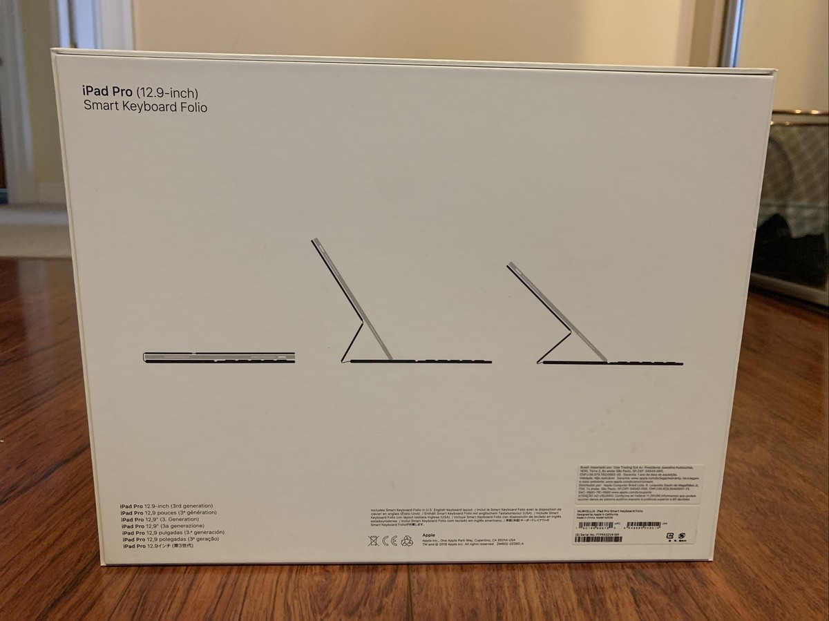 Apple iPad Smart Keyboard Folio MU8H2LL/A for 12.9
