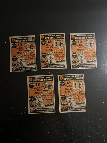 1972 Topps Baseball Cards $1 per card - pick from list - Picture 43 of 495