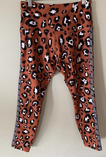 Lorna Jane Wildcat Animal Print Crop 