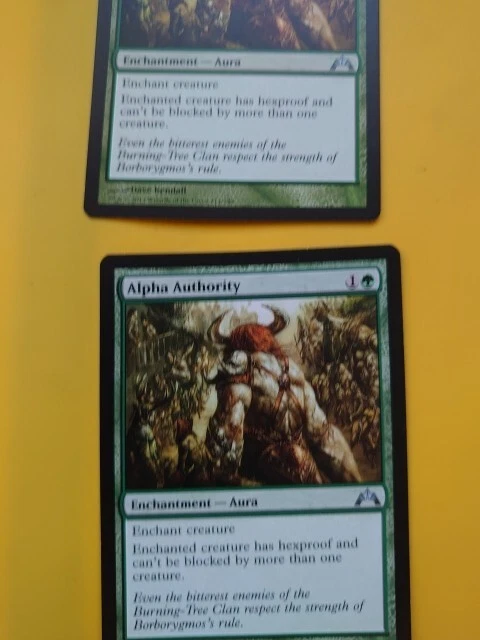 Alpha Authorty x2 Gatecrash Enchantment aura Magic the Gathering Card. - Image 2 of 4