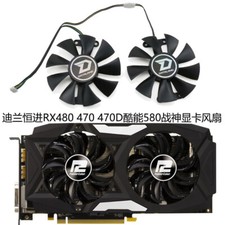 New Cooling fan for RX480 RX470 470D 580 GA91B2U