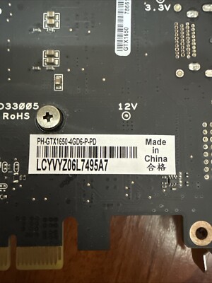 ASUS Phoenix NVIDIA GeForce GTX 1650 OC Edition 4GB GDDR6 Graphics