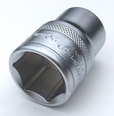 20mm Draper Expert 1/2'' dr. drive 6 pt standard shallow satin socket tool
