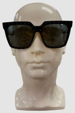  550 Celine Women's Black Square Sunglasses Shades Size 55-18-145