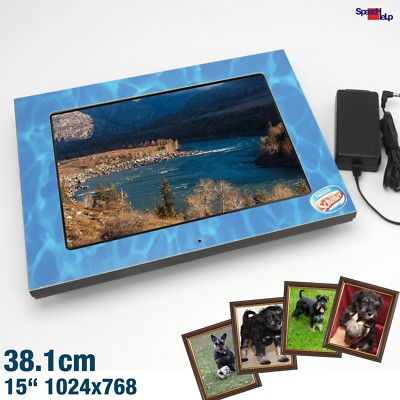 38CM 15'' COMPOSITOR PF10.271W DIGITAL FOTO PHOTO FRAME WERBUNG COLLAGE JPG