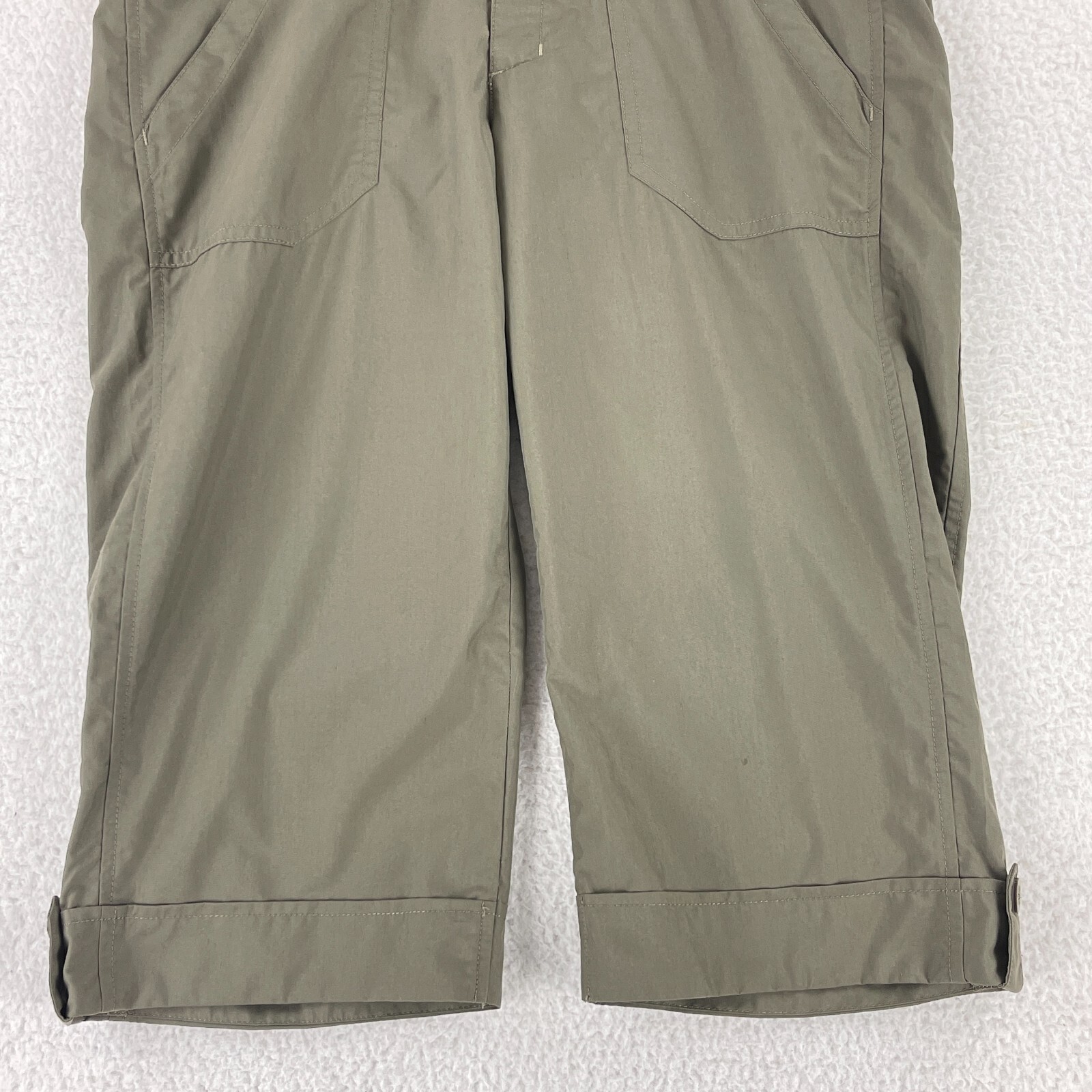 Merrell pantaloni dritti marroni cropped donna escursionismo outdoor vita media taglia media