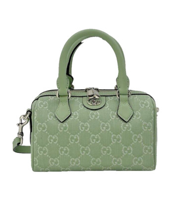 GUCCI 'Ophidia' Mini GG Top Handle Bag in Green