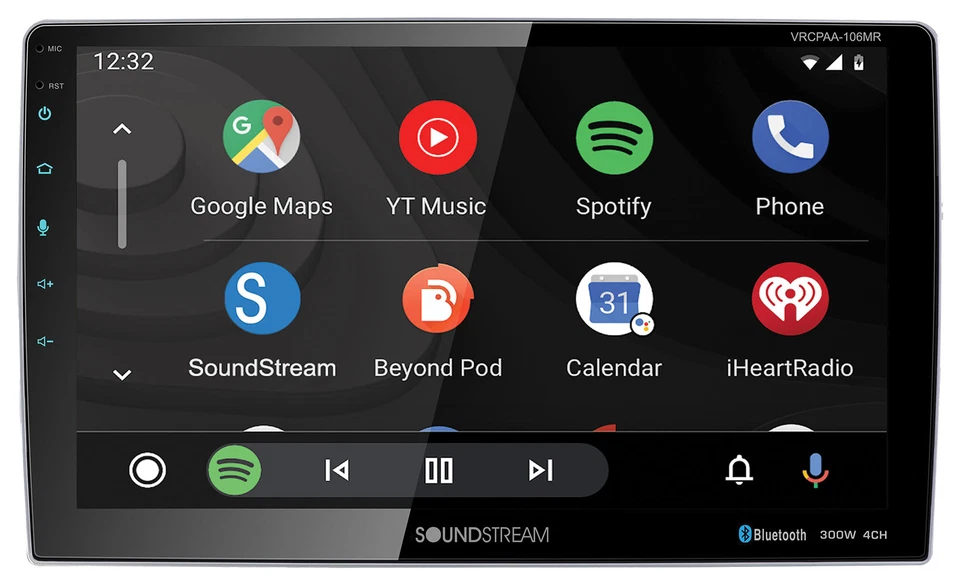 Soundstream VRCPAA-106M 10.6" Monitor Bluetooth/Carplay/Android Receiver+Camera - Image 4 of 4