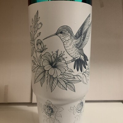 Engraved 30 Oz Tumbler With Twist On Lid & Flip Straw