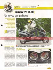 JONWAY 125 GT-SR 2009 Scooter Joe Bar Team Fiche Moto #004070