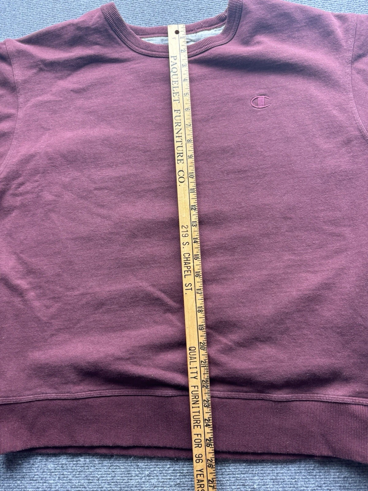 VETEMENTS Felpa Champions Uomo XL Extra Large Borgogna