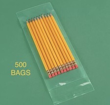 500 Resealable Polypropylene Bags - 1.5 Mil, 4 x 10" Lot Of 500
