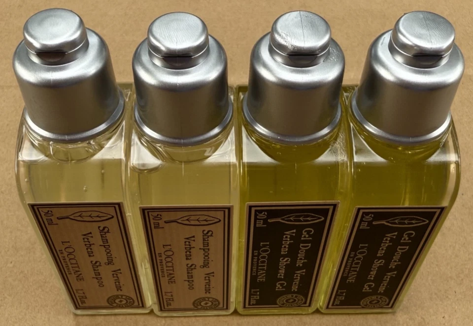 L'Occitane Verveine Verbena Shampoo (2) & Shower Gel (2) ~ 1.7 fl oz Travel Size - Image 3 of 4