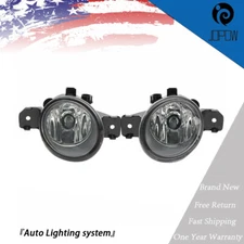 Left+Right Bumper Fog Light Assembly For Nissan Altima 2007-2017 Coupe 2Door