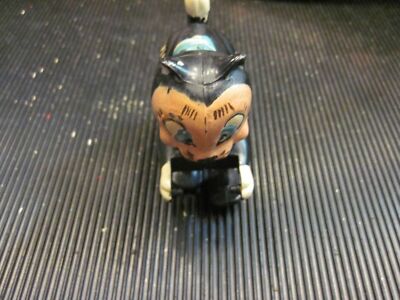 Two vintage toys, toy cat and toy mouse