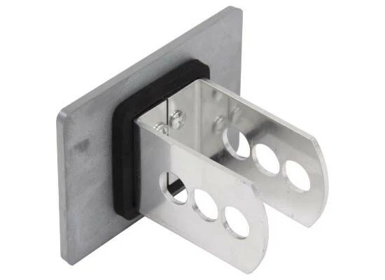 Capa de engate de reboque retangular Los Angeles Chargers - Classe II e III - B002759JS0 - Imagem 4 de 4