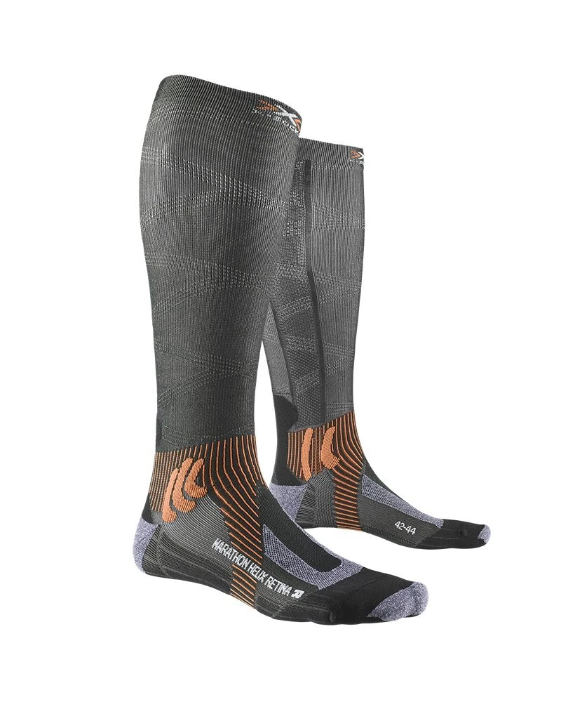 x Bionic x Socks Marathon Helix Mesh 4.0 Socks Running Stone Gray