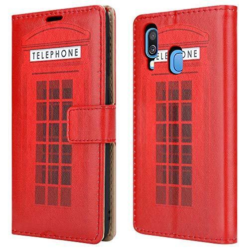 For Samsung Galaxy A20e A202F Black Leather Wallet Phone Case + HD Screen Guard - Picture 9 of 12
