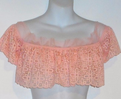 lace bralette with off shoulder top