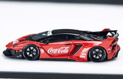 Scale Mini 1/64 Resin car model Lamborghini LP700 GT EVO Coca Cola