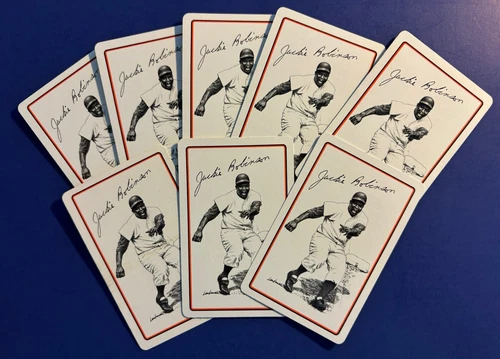 JACKIE ROBINSON BROOKLYN DODGERS 1977 LANDSMAN BASEBALL CARD FREE SHIPPING