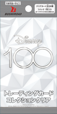 Bushiroad Trading Card Collection Clear Disney 100 BOX 20Packs