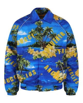 Gucci Mens Printed Nylon Jacket - Image 1 of 3