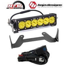 Baja Designs Shock Mount OnX6 Amber Driving/Combo Light Bar 17-24 Maverick X3