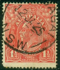AUSTRALIA SCOTT # 26, KING GEORGE V, USED, GREAT PRICE!