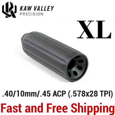 Kaw Valley Precision XL Extra Long .40/10mm/45 ACP Linear Compensator 578x28 TPI