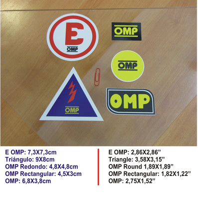 Sticker Vinilo Pegatina Decal Vinyl Aufkleber Adesivi Autocollant Kit OMP