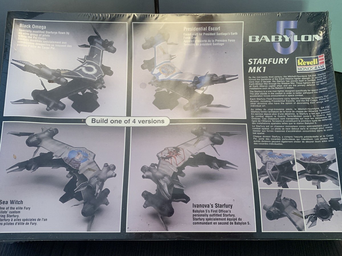 NOS VTG 1998 Revell Monogram Babylon 5 Starfury Mk 1 1/72 NOS VTG 1998 Revell Monogram Babylon 5 Starfury Mk 1 1/72
