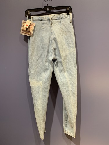 Womens 7/8 Jeans 80's CAP FERRAT ACID WASH HIGH WAIST SKINNY JEANS NWT RARE - Picture 6 of 6