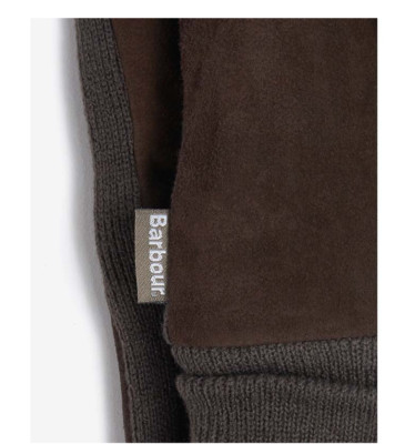 Barbour Magnus Goat Suede Gloves in Brown/Olive MSRP$95 British Lux -Great Gift!
