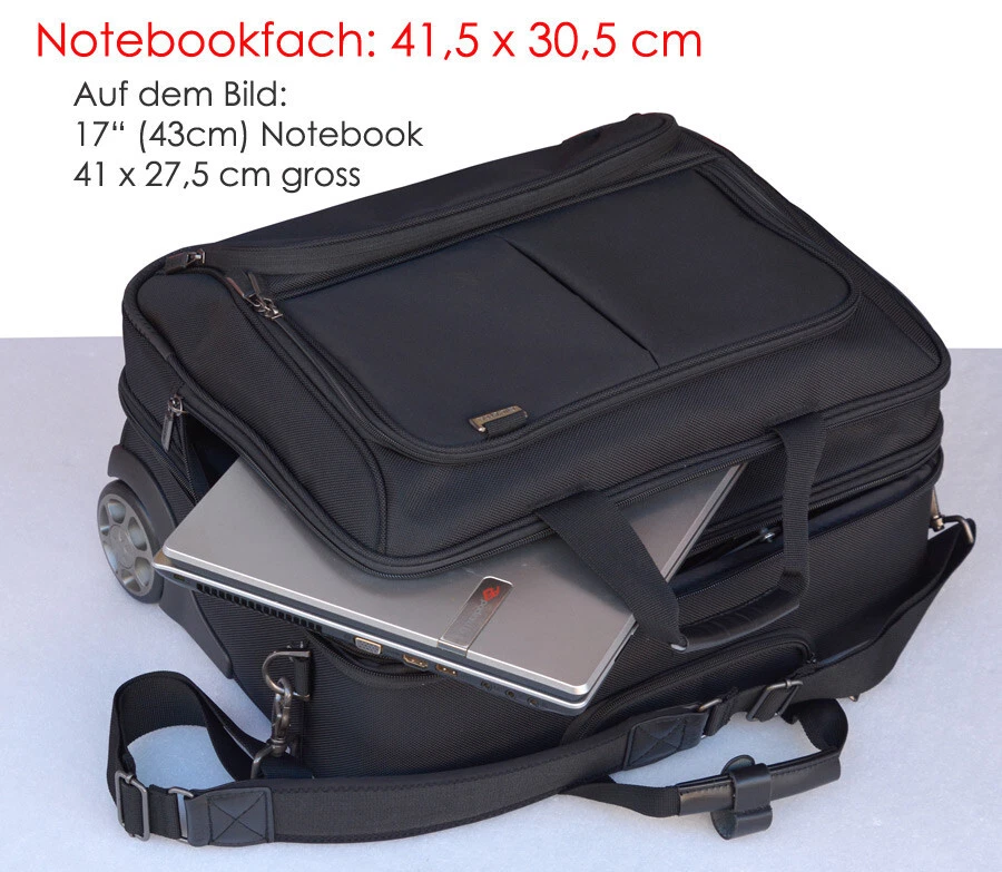 Bolsa de Viaje Carro DICOTA para Portátil hasta 17" 41x31cm + HP Officejet 100 Foto 2 de 4