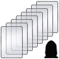 3X Page Magnifier 7 x 4.7 Inch Magnifying Sheet Fresnel Lens Page Magnifying ...