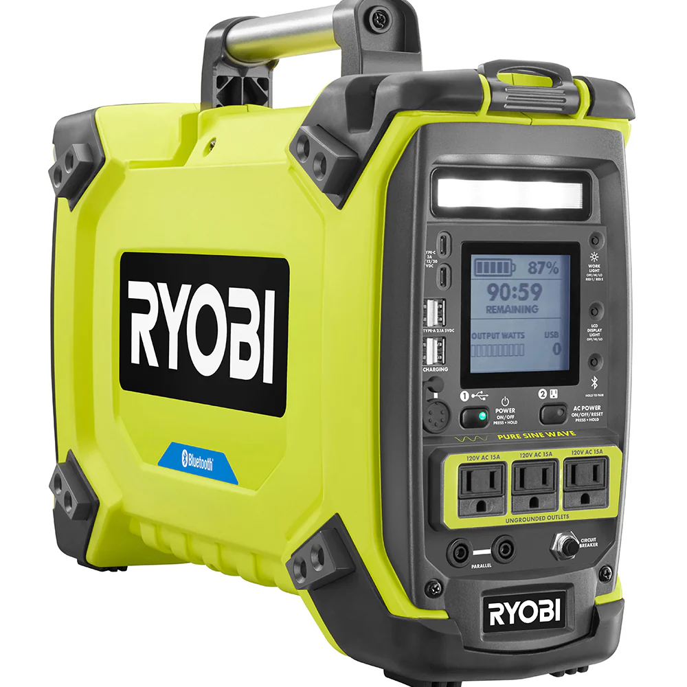RYOBI EC10 ポータブル発電機 Ryobi 1800W/3000W Peak Output Portable Battery Inverter Power