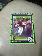 Andre Tippett 2024 Panini Score-A-Treat #196 Bats Green Patriots