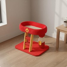 Feline Climbing Structure with Ladder Year-Round Mat Pet Furniture