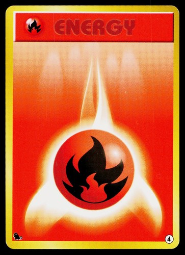 Basic Fire Energy 4 Intro Pack (Squirtle) Pokemon Japanese Lightly Played
